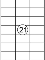 Quantore Etiquette Quantore 70x42,4mm  2100 pièces