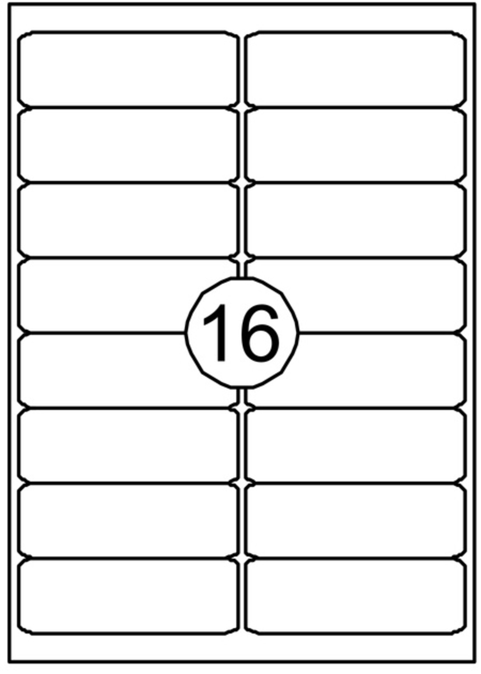 Quantore Etiquette Quantore 99,1x33,9mm 1600 pièces