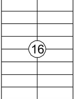 Quantore Etiquette Quantore 105x37mm  1600 pièces