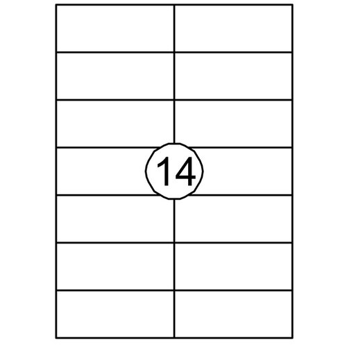 Quantore Etiket Quantore 105x42.4mm 1400stuks
