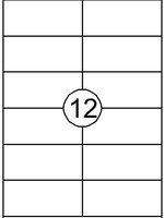 Quantore Etiquette Quantore 105x48mm  1200 pièces