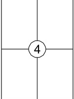 Quantore Etiquette Quantore 105x148mm  400 pièces