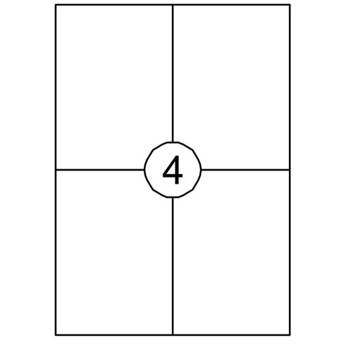 Quantore Etiquette Quantore 105x148mm  400 pièces