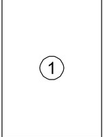 Quantore Etiquette Quantore 210x297mm  100 pièces