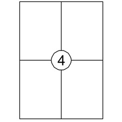 Etiquette Quantore 105x148mm 60 pièces