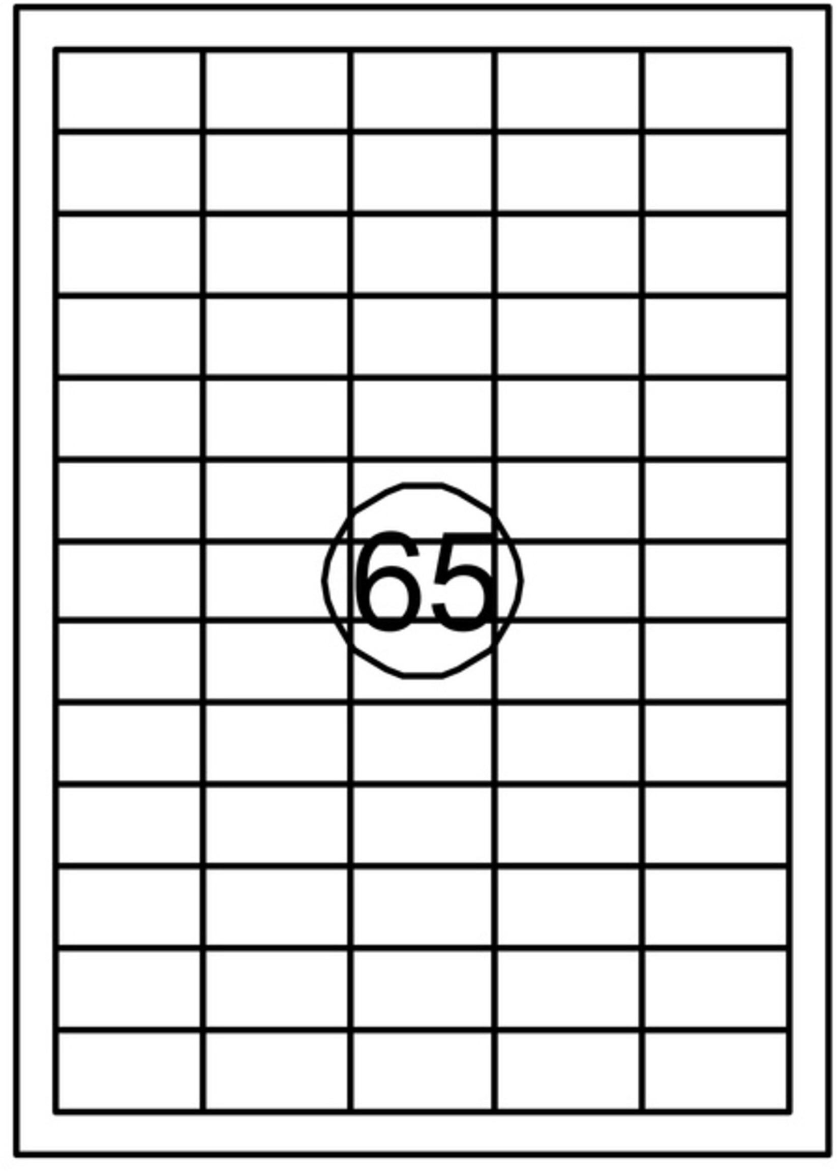 Quantore Etiket Quantore 38X21.2mm 975stuks