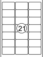 Quantore Etiquette Quantore 63,5x38,1mm 315 pièces