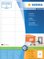 Herma Etiket HERMA 8633 66x33.8mm premium wit 240stuks