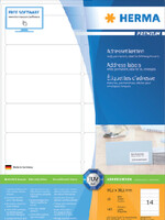 Herma Etiquette HERMA Premium 8635 99,1x38,1mm blanc 140 pièces
