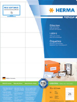 Herma Etiket HERMA 5054 70x42.3mm premium wit 525stuks