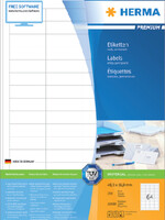 Herma Etiquette HERMA Premium 4607 48,3x16,9mm blanc 12800 pièces