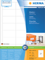 Herma Etiket HERMA 4632 64.6x33,8mm premium wit 4800stuks