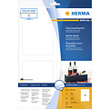 Herma Etiket HERMA flessen 8882 90x120mm A4 glossy wit 40stuks