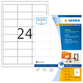Herma Etiquette HERMA 10779 66x33,8mm blanc 1920 pièces