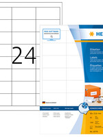 Herma Etiquette HERMA 10779 66x33,8mm blanc 1920 pièces