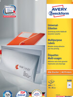 Avery Zweckform Etiket Avery Zweckform 3490 70x36mm wit 600stuks