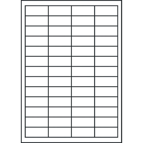 Avery Zweckform Etiket Avery Zweckform 3650 48x21mm wit 5200stuks