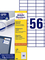 Avery Zweckform Etiquette Avery Zweckform 3668 52,5x21,2mm blanc 5600 pièces