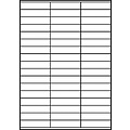 Avery Zweckform Etiket Avery Zweckform 3420 70x16.9mm wit 5100stuks