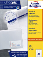 Avery Zweckform Etiquette Avery Zweckform 3664 70x33,8mm blanc 2400 pièces