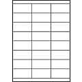 Avery Zweckform Etiket Avery Zweckform 3664 70x33.8mm wit 2400stuks