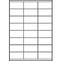 Avery Zweckform Etiket Avery Zweckform 3422 70x35mm wit 2400stuks