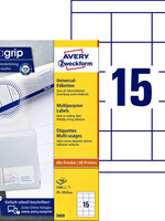 Avery Zweckform Etiket Avery Zweckform 3669 70x50.8mm wit 1500stuks