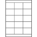 Avery Zweckform Etiquette Avery Zweckform 3669 70x50,8mm blanc 1500 pièces
