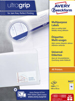 Avery Zweckform Etiquette Avery Zweckform 3423 105x35mm blanc 1600 pièces