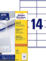 Avery Zweckform Etiquette Avery Zweckform 3477 105x41mm blanc 1400 pièces