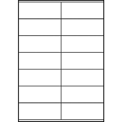 Avery Zweckform Etiquette Avery Zweckform 3477 105x41mm blanc 1400 pièces