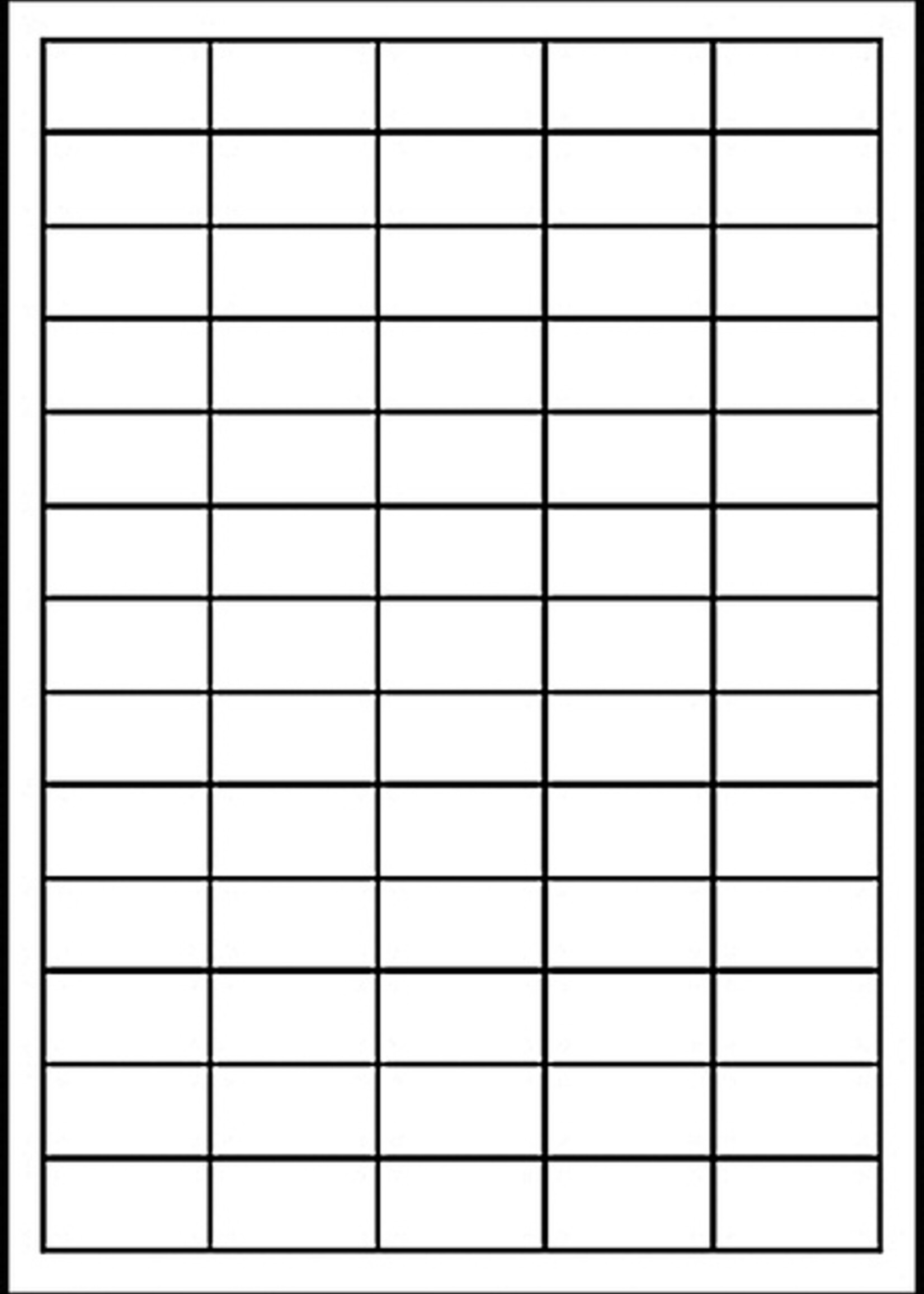 Avery Zweckform Etiquette Avery Zweckform 3666 38x21,2mm blanc 13000 pièces