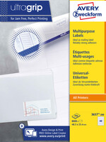 Avery Zweckform Etiquette Avery Zweckform 3657 48,5x25,4mm blanc 8000 pièces