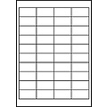 Avery Zweckform Etiket Avery Zweckform 3657-200 48.5x25.4mm wit 8000stuks