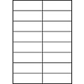 Avery Zweckform Etiket Avery Zweckform 3484-200 105x37mm wit 3200stuks