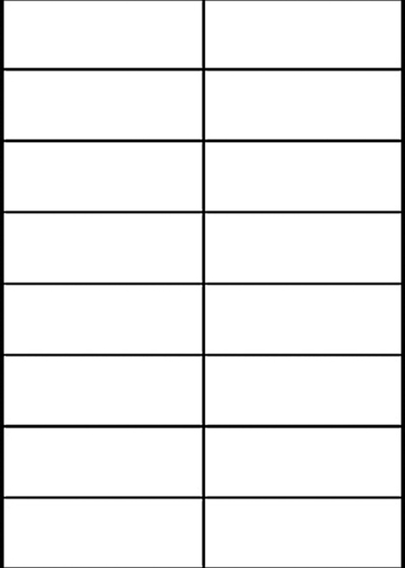 Avery Zweckform Etiquette Avery Zweckform 3484 105x37mm blanc 3200 pièces