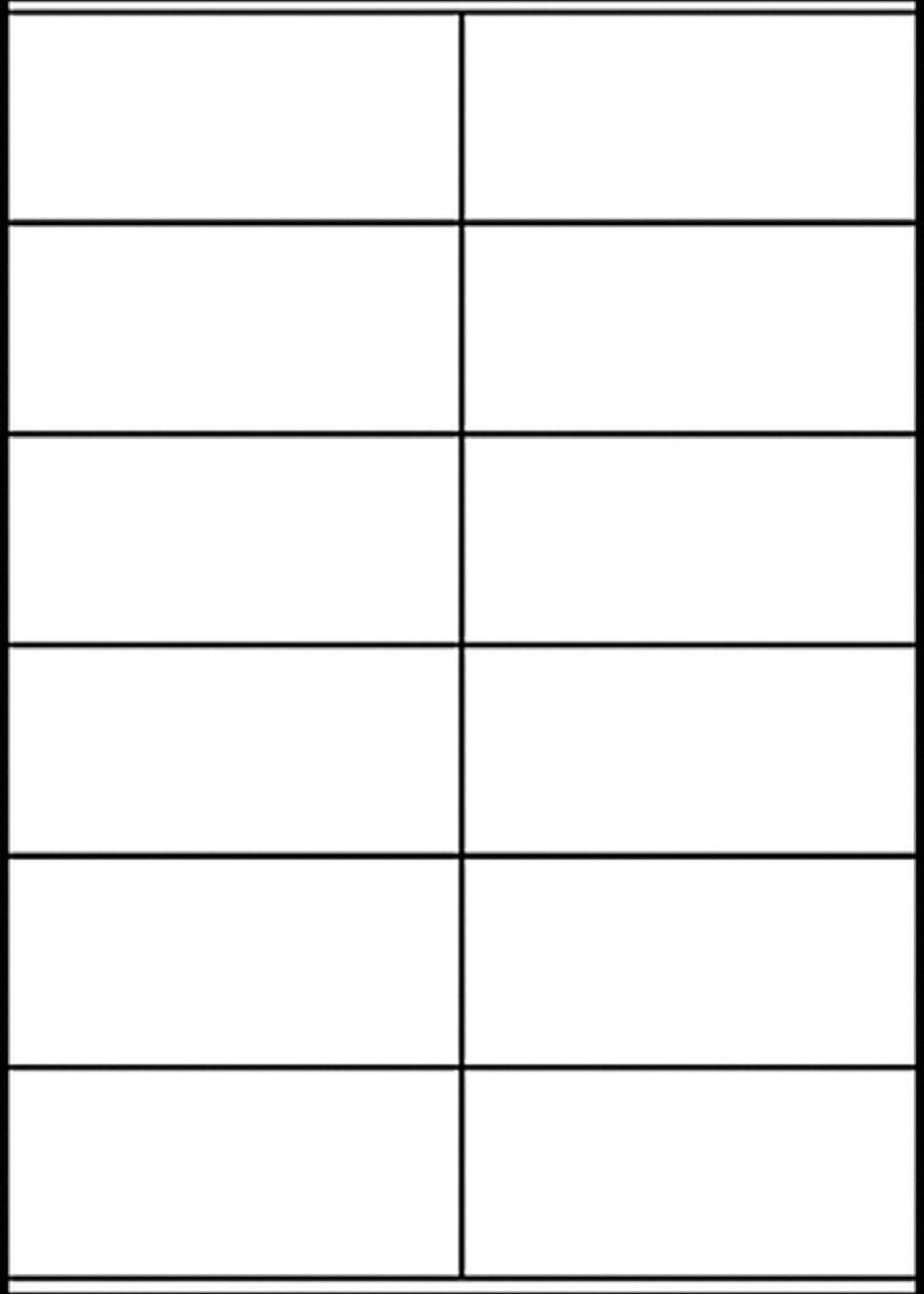 Avery Zweckform Etiket Avery Zweckform 3424-200 105x48mm wit 2400stuks