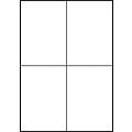Avery Zweckform Etiquette Avery Zweckform 3483 105x148mm A6 blanc 800 pièces