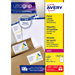 Etiquette Avery L7167-100 199,6x289,1mm opaque blanc 100 pcs