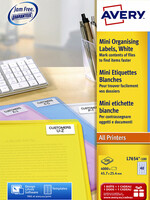 Avery Etiquette Avery L7654-100 45,7x25,4mm blanc 4000 pièces