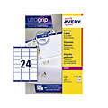 Avery Etiket Avery L7159-100 63.5x33.9mm wit 2400stuks