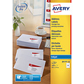 Avery Etiket Avery J8173-10 99.1x57mm wit 100stuks