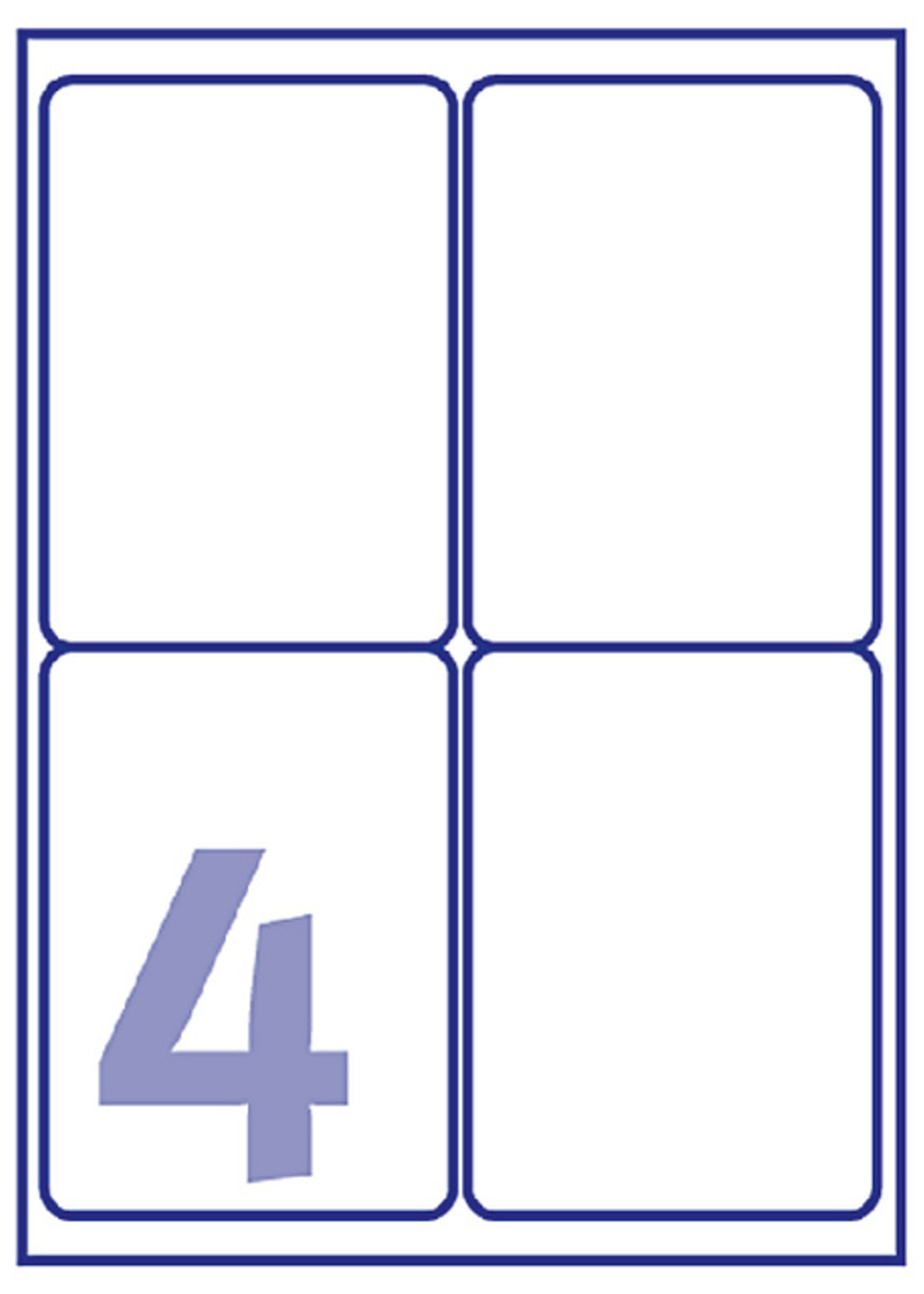 Avery Etiquette Avery J8169-10 99,1x139mm blanc 40 pièces