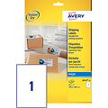 Avery Etiket Avery J8167-10 199.6x289.1mm wit 10stuks