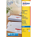 Avery Etiket Avery J8651-25 38.1x21.2mm wit 1625stuks