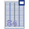 Avery Etiket Avery J8656-25 46x11.1mm wit 2100stuks