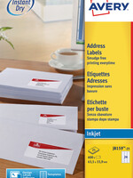 Avery Etiket Avery J8159-25 63.5x33.9mm wit 600stuks