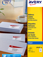 Avery Etiquette Avery J8160-25 63,5x38,1mm blanc 525 pièces