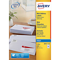 Avery Etiquette Avery J8651-100 38,1x21,2mm blanc 6500 pièces