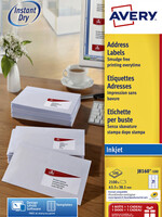 Avery Etiquette Avery J8160-100 63,5x38,1mm blanc 2100 pièces